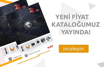 Yeni Fiyat Kataloğumuz Yayında !