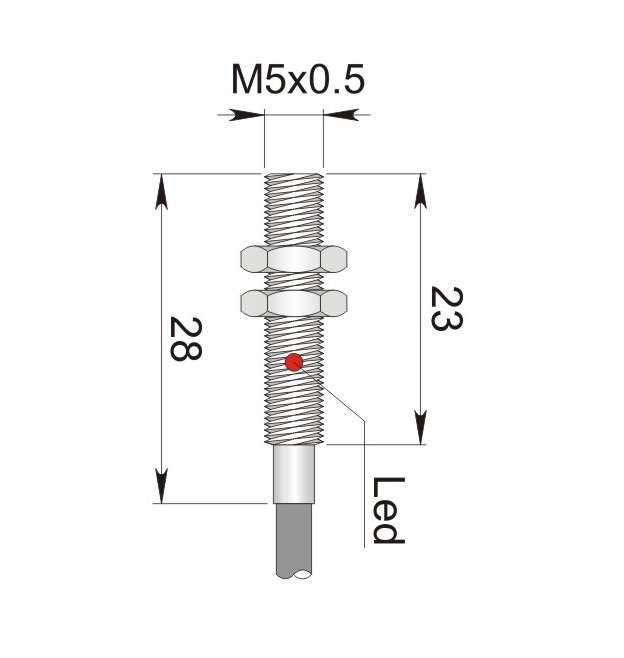 AECO İndüktif Sensör - SI5-CO.8 NPN NC | İLX