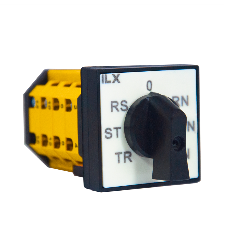Voltmetre Komütatörleri Pako Şalter 4 Fazlı F Tipi 48x48 | İL-XL4-F04-025