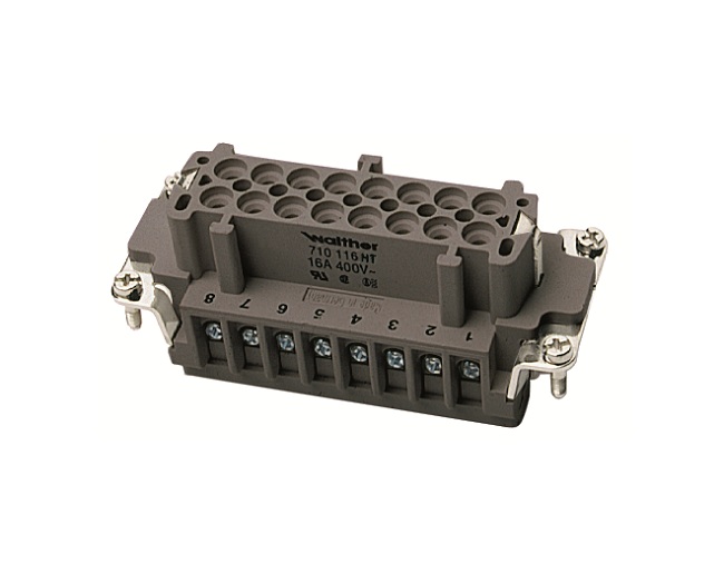 Walther-Werke 710116HT 16 Kutuplu Dişi İç 16 A 200 °C