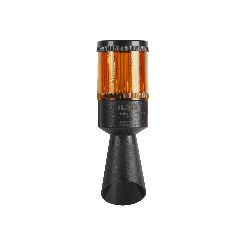 Turuncu Multi Buzzer Borulu Korna - Ø70 B Serisi Tepe Lambası |  İLX