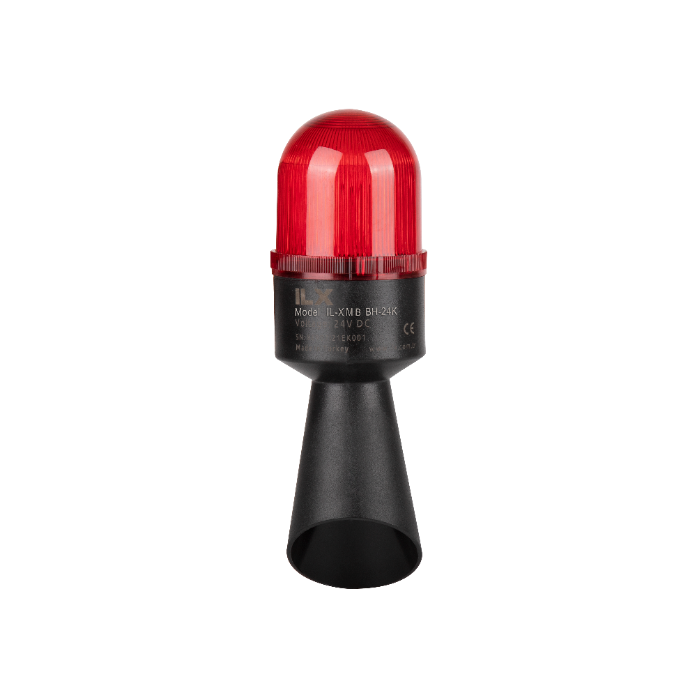 Kırmızı Multi Buzzer Borulu Korna - Ø70 B Serisi |  İLX