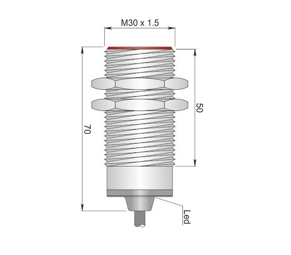AECO İndüktif Sensör - SI30-C10 PNP NC | İLX
