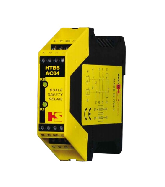 AECO HTB5-AC04 2NO/1NC Serisi Güvenlik Rölesi