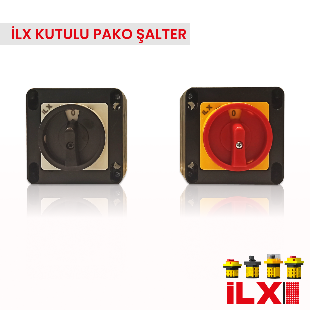 0-1 Aç-Kapa Pako Şalter 3 Fazlı A Tipi 48x48 | İL-XL4-A03-02047